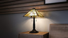 Myhouse Lighting Quoizel - TF5625MBK - Two Light Table Lamp - Tiffany - Matte Black