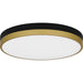 Myhouse Lighting Quoizel - WLN1615MBKG - LED Flush Mount - Weldin - Matte Black Gold