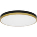 Myhouse Lighting Quoizel - WLN1620MBKG - LED Flush Mount - Weldin - Matte Black Gold