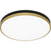 Myhouse Lighting Quoizel - WLN1620MBKG - LED Flush Mount - Weldin - Matte Black Gold