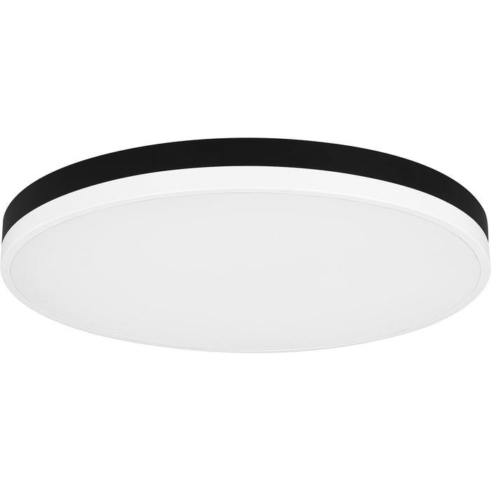 Myhouse Lighting Quoizel - WLN1620MBKW - LED Flush Mount - Weldin - Matte Black White