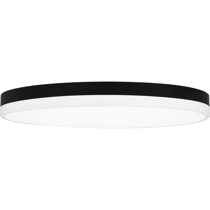 Myhouse Lighting Quoizel - WLN1620MBKW - LED Flush Mount - Weldin - Matte Black White