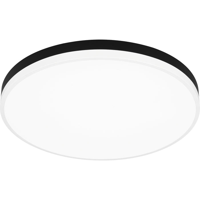 Myhouse Lighting Quoizel - WLN1620MBKW - LED Flush Mount - Weldin - Matte Black White