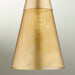 Myhouse Lighting Quorum - 1316-80 - One Light Pendant - Mesh Cone Pendants - Aged Brass