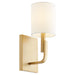 Myhouse Lighting Quorum - 5210-1-80 - One Light Wall Mount - Tempo - Aged Brass