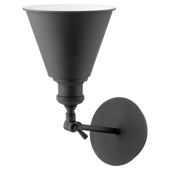 Myhouse Lighting Quorum - 5390-69 - One Light Wall Mount - Metal Cone Lighting - Textured Black