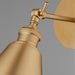 Myhouse Lighting Quorum - 5390-80 - One Light Wall Mount - Metal Cone Lighting - Aged Brass