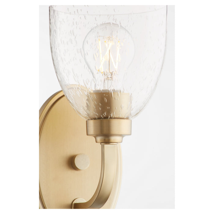 Myhouse Lighting Quorum - 5560-1-280 - One Light Wall Mount - Reyes - Aged Brass