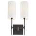 Myhouse Lighting Quorum - 563-2-59 - Two Light Wall Mount - Hamilton - Matte Black