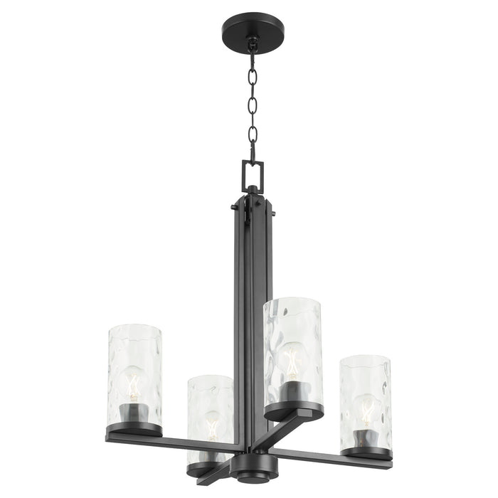 Myhouse Lighting Quorum - 6111-4-59 - Four Light Chandelier - Steinway - Matte Black