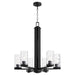 Myhouse Lighting Quorum - 6111-6-59 - Six Light Chandelier - Steinway - Matte Black