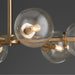 Myhouse Lighting Quorum - 6132-6-80 - Six Light Chandelier - Rovi - Aged Brass