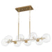 Myhouse Lighting Quorum - 6132-8-80 - Eight Light Chandelier - Rovi - Aged Brass