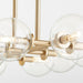 Myhouse Lighting Quorum - 6132-8-80 - Eight Light Chandelier - Rovi - Aged Brass