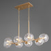 Myhouse Lighting Quorum - 6132-8-80 - Eight Light Chandelier - Rovi - Aged Brass