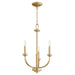 Myhouse Lighting Quorum - 6160-3-80 - Three Light Chandelier - Reyes - Aged Brass