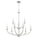 Myhouse Lighting Quorum - 6160-9-64 - Nine Light Chandelier - Reyes - Classic Nickel