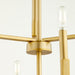 Myhouse Lighting Quorum - 6210-9-80 - Nine Light Chandelier - Tempo - Aged Brass