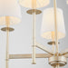 Myhouse Lighting Quorum - 624-5-60 - Five Light Chandelier - Belshaw - Aged Silver Leaf