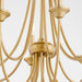 Myhouse Lighting Quorum - 6250-8-80 - Eight Light Chandelier - Brooks - Aged Brass