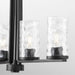 Myhouse Lighting Quorum - 6511-4-59 - Four Light Linear Chandelier - Steinway - Matte Black