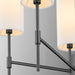 Myhouse Lighting Quorum - 663-5-59 - Five Light Chandelier - Hamilton - Matte Black