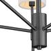 Myhouse Lighting Quorum - 663-5-59 - Five Light Chandelier - Hamilton - Matte Black