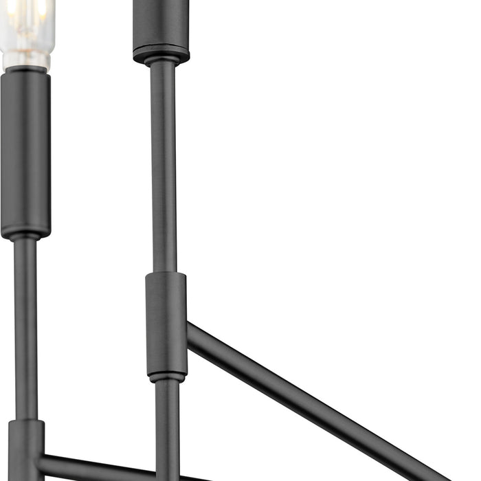 Myhouse Lighting Quorum - 663-5-59 - Five Light Chandelier - Hamilton - Matte Black