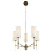 Myhouse Lighting Quorum - 663-5-81 - Five Light Chandelier - Hamilton - Dark Brass