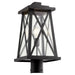 Myhouse Lighting Quorum - 727-16-69 - One Light Post Mount - Artesno - Textured Black