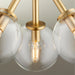 Myhouse Lighting Quorum - 8132-3-80 - Three Light Pendant - Rovi - Aged Brass