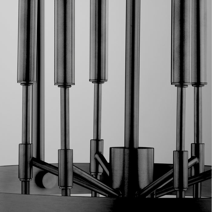 Myhouse Lighting Quorum - 863-6-59 - Six Light Entry - Hamilton - Matte Black