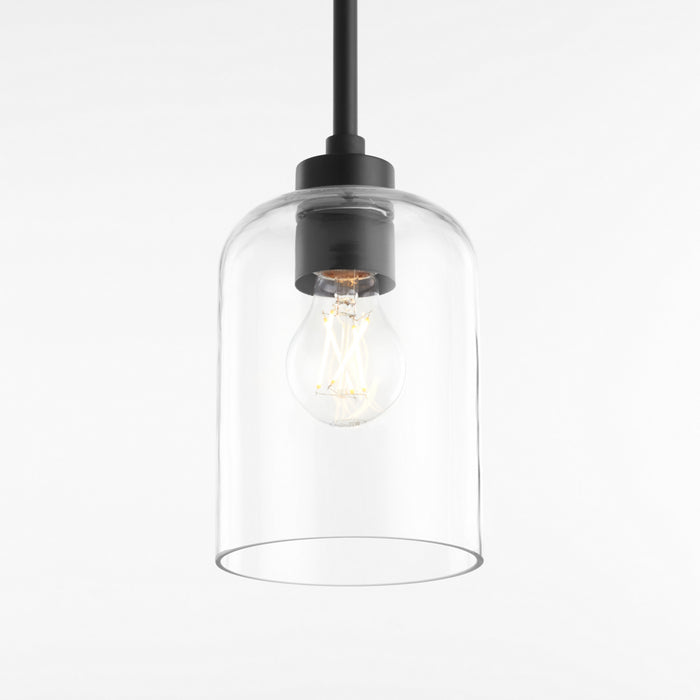 Myhouse Lighting Quorum - 3374-59 - One Light Pendant - Tribute - Matte Black