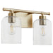 Myhouse Lighting Quorum - 5374-2-80 - Two Light Vanity - Tribute - Aged Brass