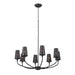 Myhouse Lighting Kichler - 52509BK - Eight Light Chandelier - Adeena - Black