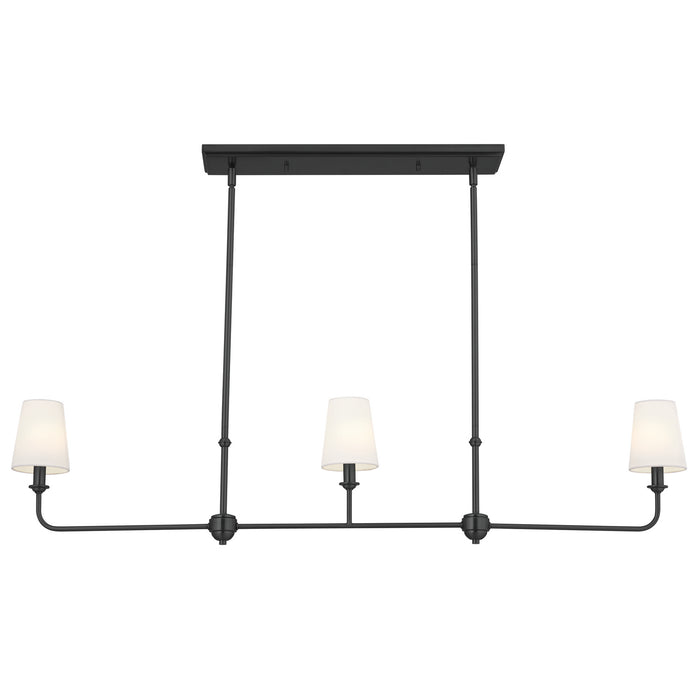 Myhouse Lighting Kichler - 52519BK - Three Light Linear Chandelier - Pallas - Black