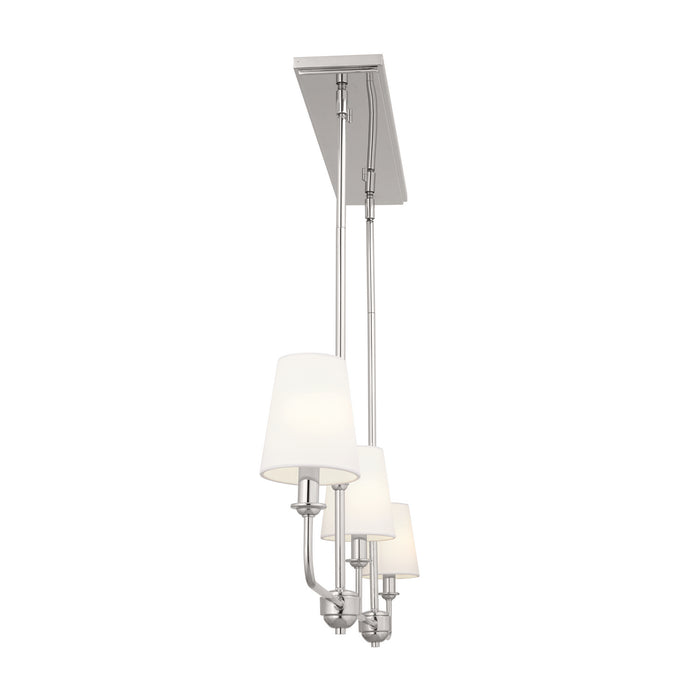 Myhouse Lighting Kichler - 52519PN - Three Light Linear Chandelier - Pallas - Polished Nickel