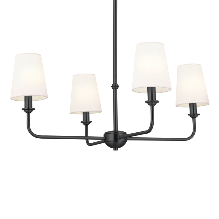 Myhouse Lighting Kichler - 52520BK - Four Light Mini Chandelier - Pallas - Black