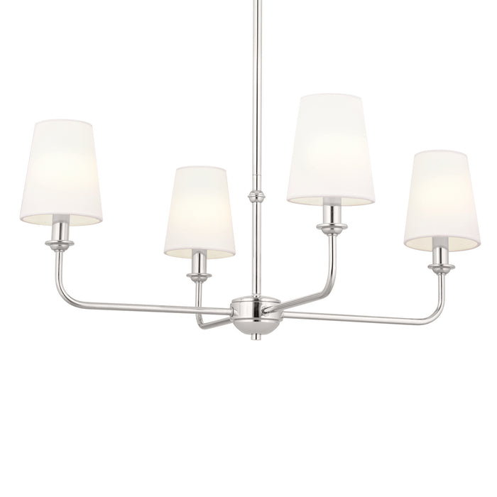 Myhouse Lighting Kichler - 52520PN - Four Light Mini Chandelier - Pallas - Polished Nickel