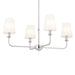 Myhouse Lighting Kichler - 52520PN - Four Light Mini Chandelier - Pallas - Polished Nickel