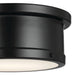 Myhouse Lighting Kichler - 52540BK - Two Light Flush Mount - Serca - Black