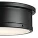 Myhouse Lighting Kichler - 52541BK - Three Light Flush Mount - Serca - Black