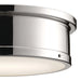 Myhouse Lighting Kichler - 52541PN - Three Light Flush Mount - Serca - Polished Nickel