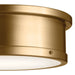 Myhouse Lighting Kichler - 52541BNB - Three Light Flush Mount - Serca - Brushed Natural Brass