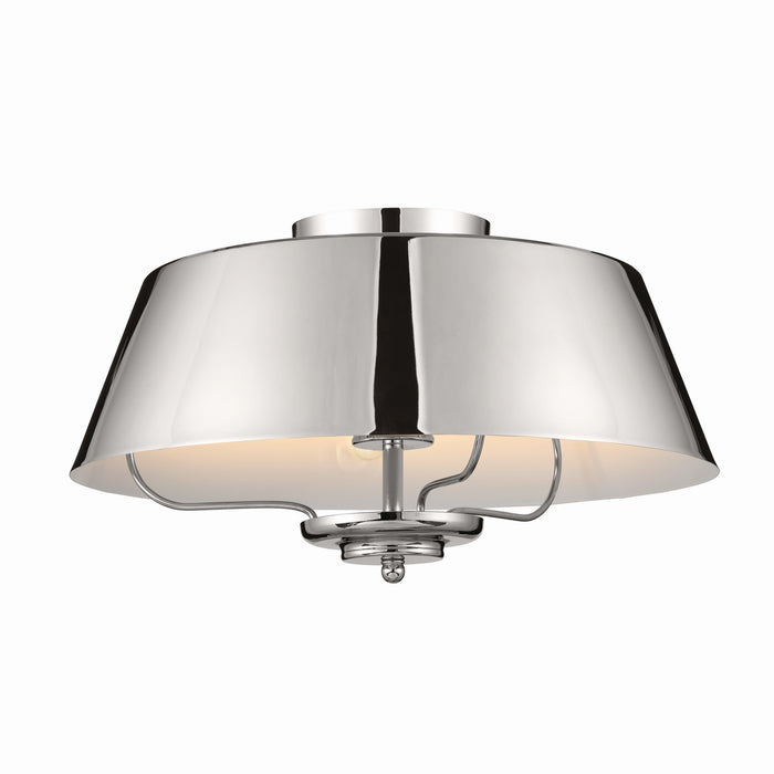 Myhouse Lighting Kichler - 52542PN - Three Light Pendant/Semi Flush Mount - Luella - Polished Nickel