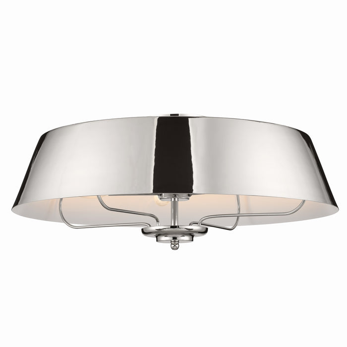 Myhouse Lighting Kichler - 52543PN - Four Light Pendant/Semi Flush Mount - Luella - Polished Nickel