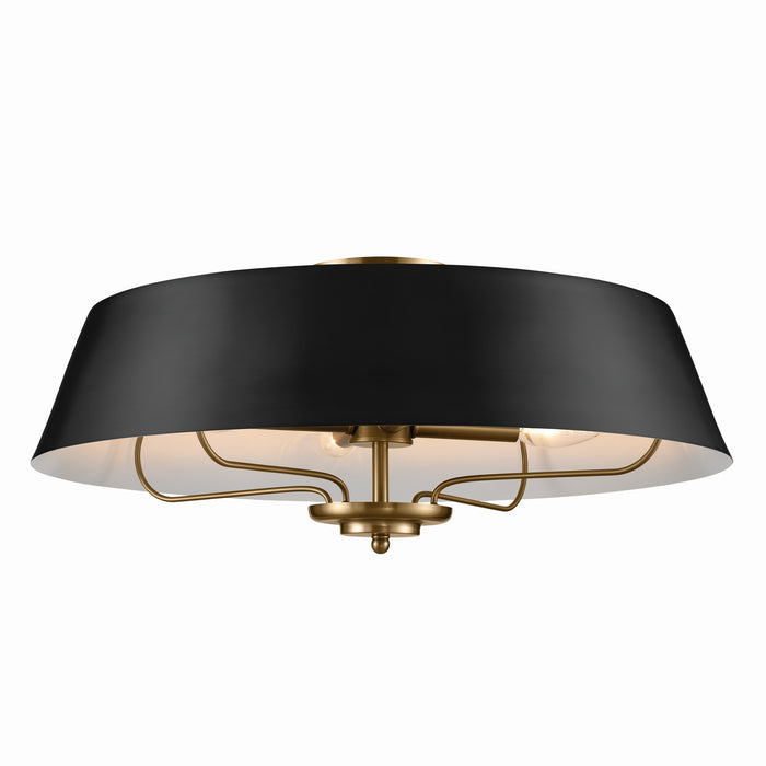 Myhouse Lighting Kichler - 52543BK - Four Light Pendant/Semi Flush Mount - Luella - Black