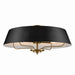 Myhouse Lighting Kichler - 52543BK - Four Light Pendant/Semi Flush Mount - Luella - Black