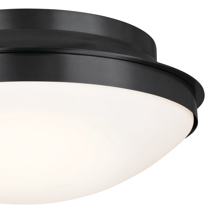 Myhouse Lighting Kichler - 52545BK - Three Light Flush Mount - Bretta - Black