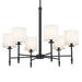 Myhouse Lighting Kichler - 52500BK - Six Light Chandelier - Ali - Black